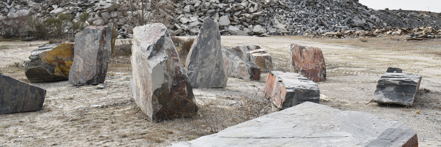 jbernardos grey phyllite blocks in the quarry