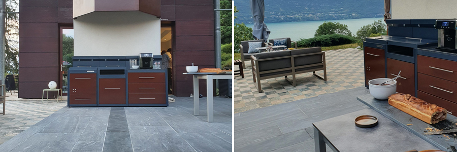 Exterior paving for kitchens