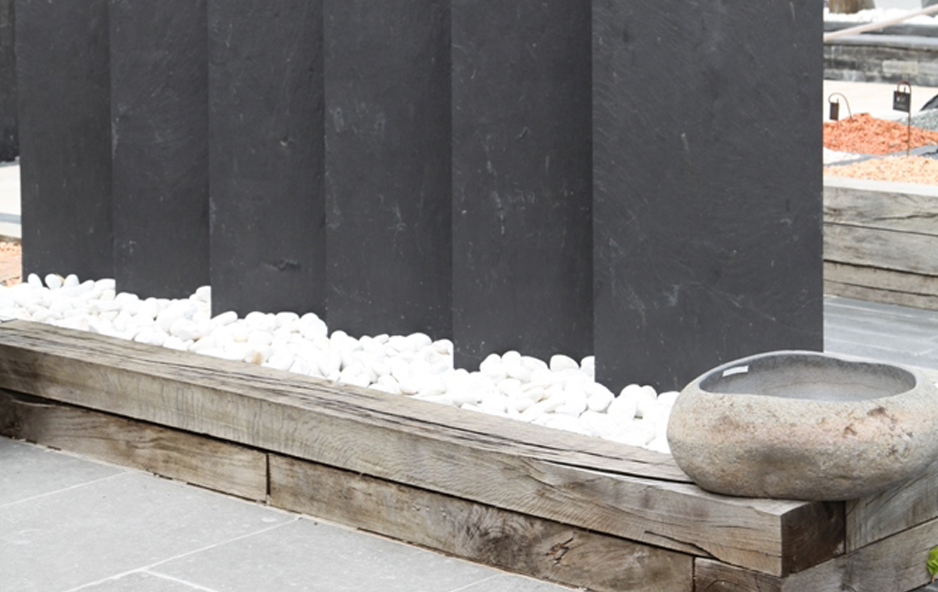 jardines con piedras grandes y piedra decorativa para jardín
