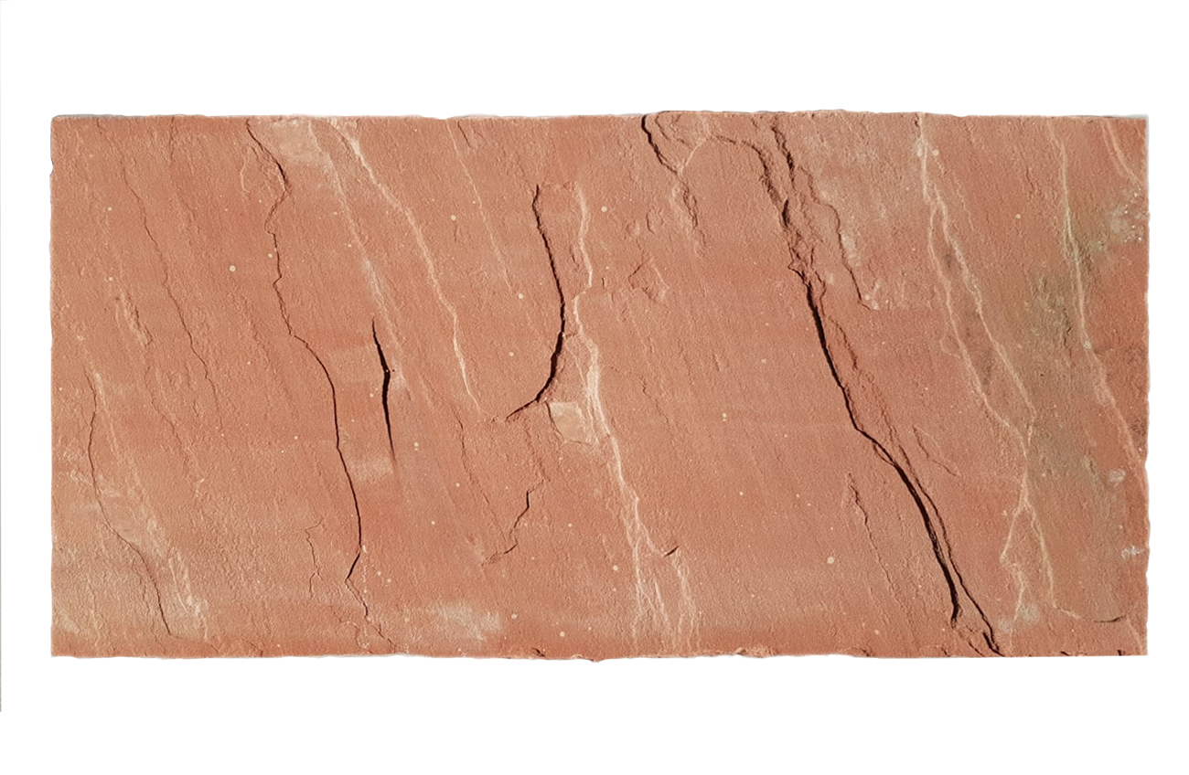 PASO JARDIN BURDEOS BORDE CIZALLADO - 60X30X2-3 CM.