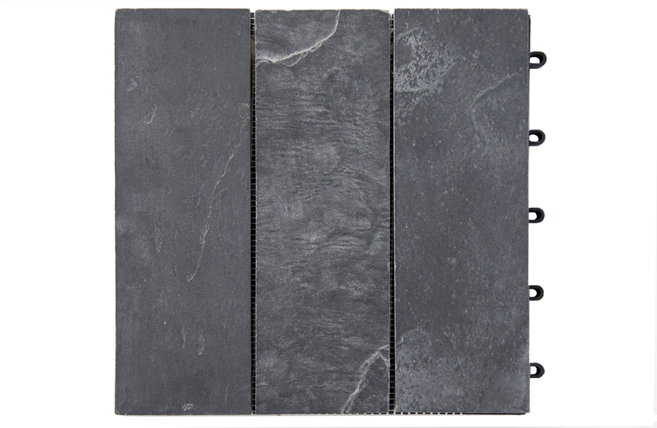 PIZARRA NEGRA SOBRE BASE PLASTICA - 30X30 CM.