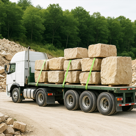transporte piedra Natural
