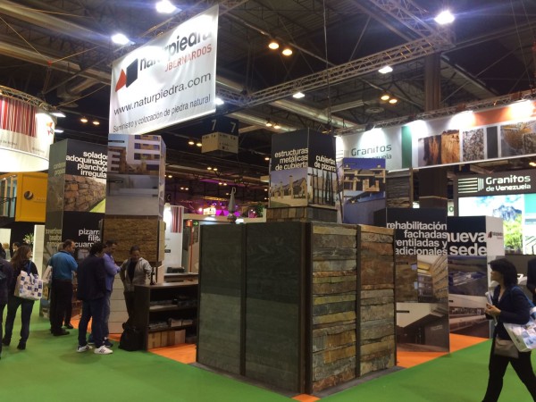 stand naturpiedra feria de la piedra en IFEMA