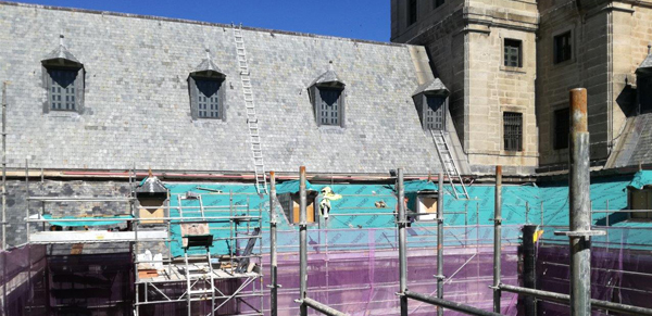 pizarra de cubierta rehabilitada