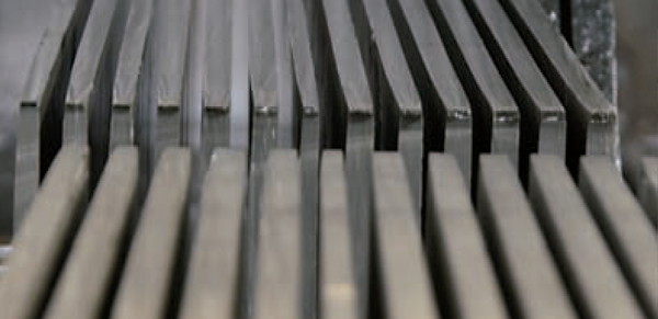 Piezas de filita en la fábrica de Bernardos