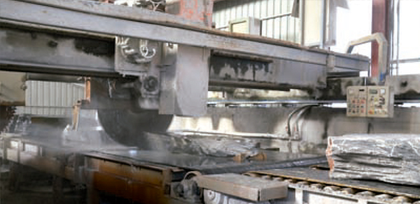 grandes formatos de filita en fábrica de piedra natural