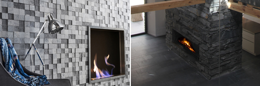 pizarra para decoración chimenea