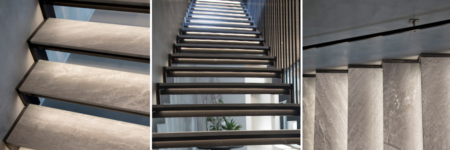 pasos de escalera filita arenada naturpiedra