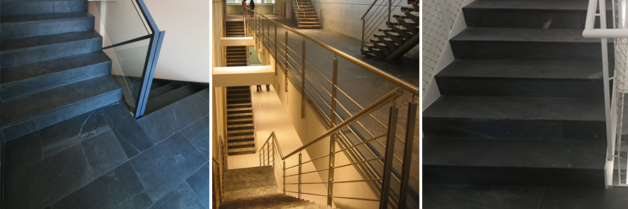 escalera piedra natural