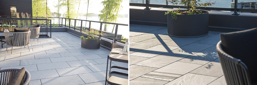 solado azotea piedra natural