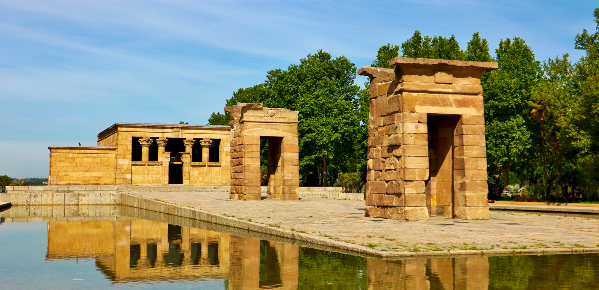 Templo de Debod piedra natural