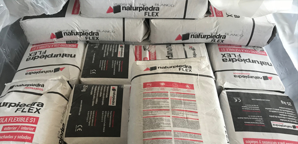 sacos de naturpiedra flex para colocar piedra natural