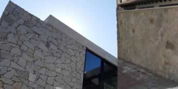 Muro de mampostería en granito