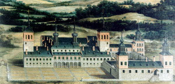 pintura que nos muestra como edificios relevantes han usado la filita de bernardos para sus cubiertas