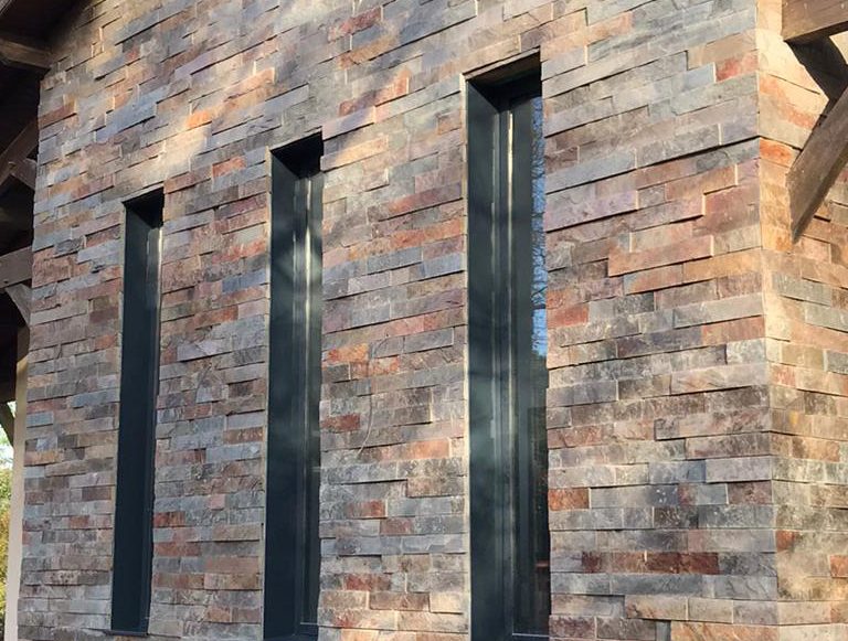 strips cuarcita cobre naturpiedra acabado natural vivienda francia