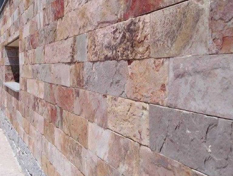 fachada cuarcita cobre naturpiedra acabado natural